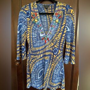 New Moda Int’l Resort Luxuriously Jeweled Coverup